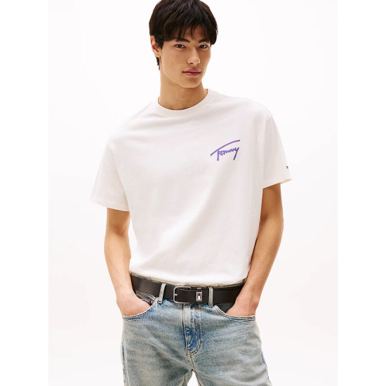 Tommy Hilfiger Ανδρική κοντομάνικη μπλούζα Back Logo Graphic Relaxed T-Shirt